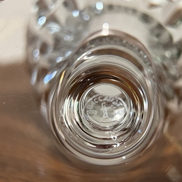 6 x Baccarat Auteuil Claret Wine Glasses Crystal France Vintage Barware - Picture 3 of 4